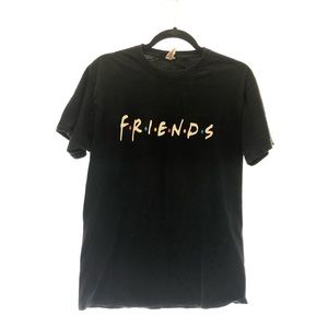 Vintage friends black t shirt medium